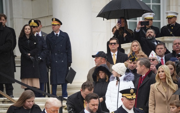 President-Elect Trump and Vice President-Elect Vance visit Arlington National Cemetery in advance of Inauguration Day
