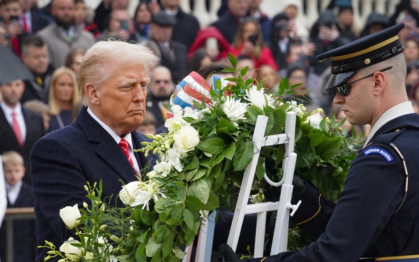President-Elect Trump and Vice President-Elect Vance visit Arlington National Cemetery in advance of Inauguration Day