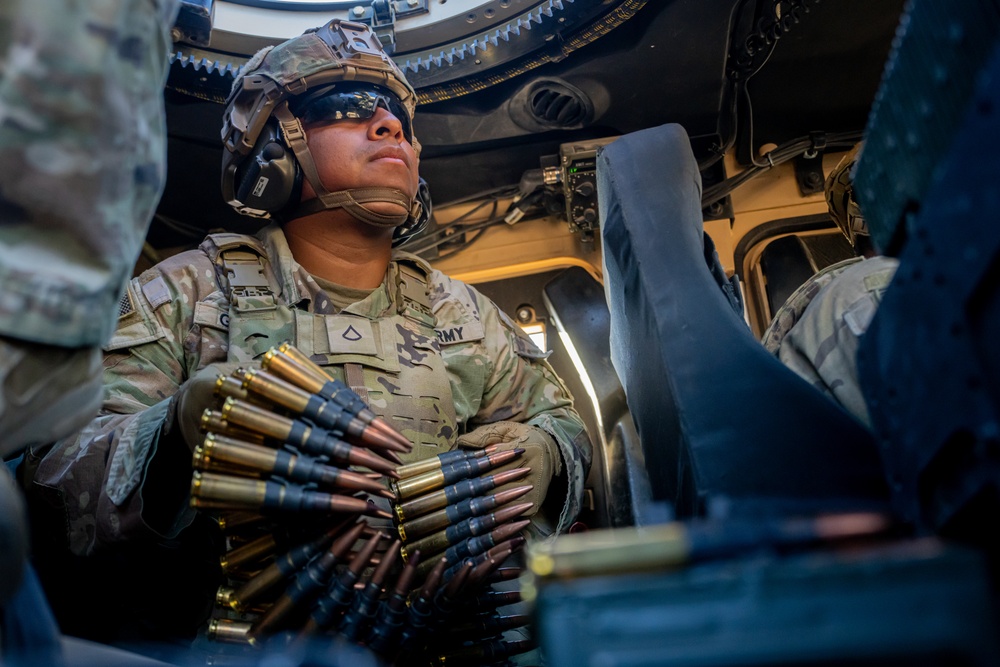 2-37AR Mortars Conduct MMG Gunnery