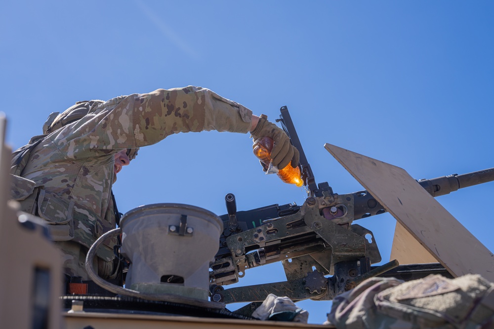 2-37AR Mortars Conduct MMG Gunnery