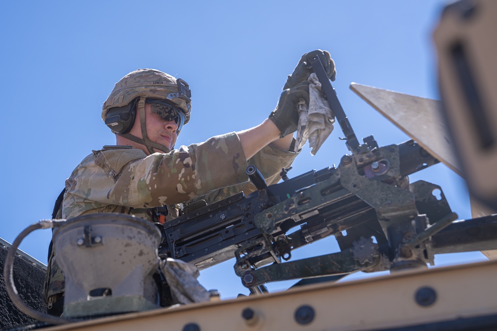 2-37AR Mortars Conduct MMG Gunnery