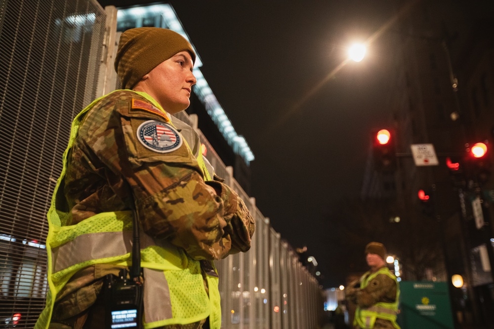 Oklahoma National Guardsmen Provide Security for Political Demonstration as Joint Task Force-District of Columbia