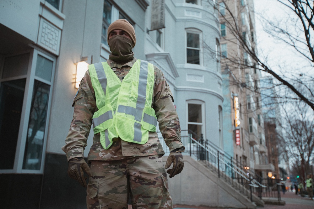 Oklahoma National Guardsmen Provide Security for Political Demonstration as Part of Joint Task Force-District of Columbia