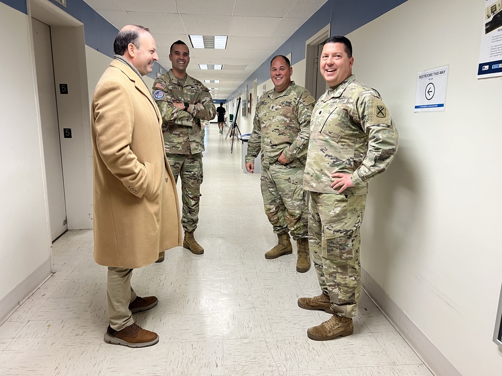 South Carolina Attorney General Alan Wilson visits South Carolina Soldiers supporting the 60th Presidential Inauguration