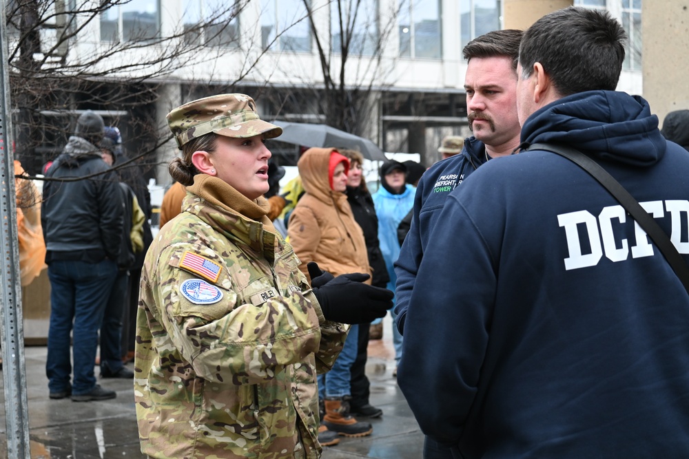 National Guard Supports Civil Authorities to Provide Security and Traffic Control for 60th Presidential Inauguration