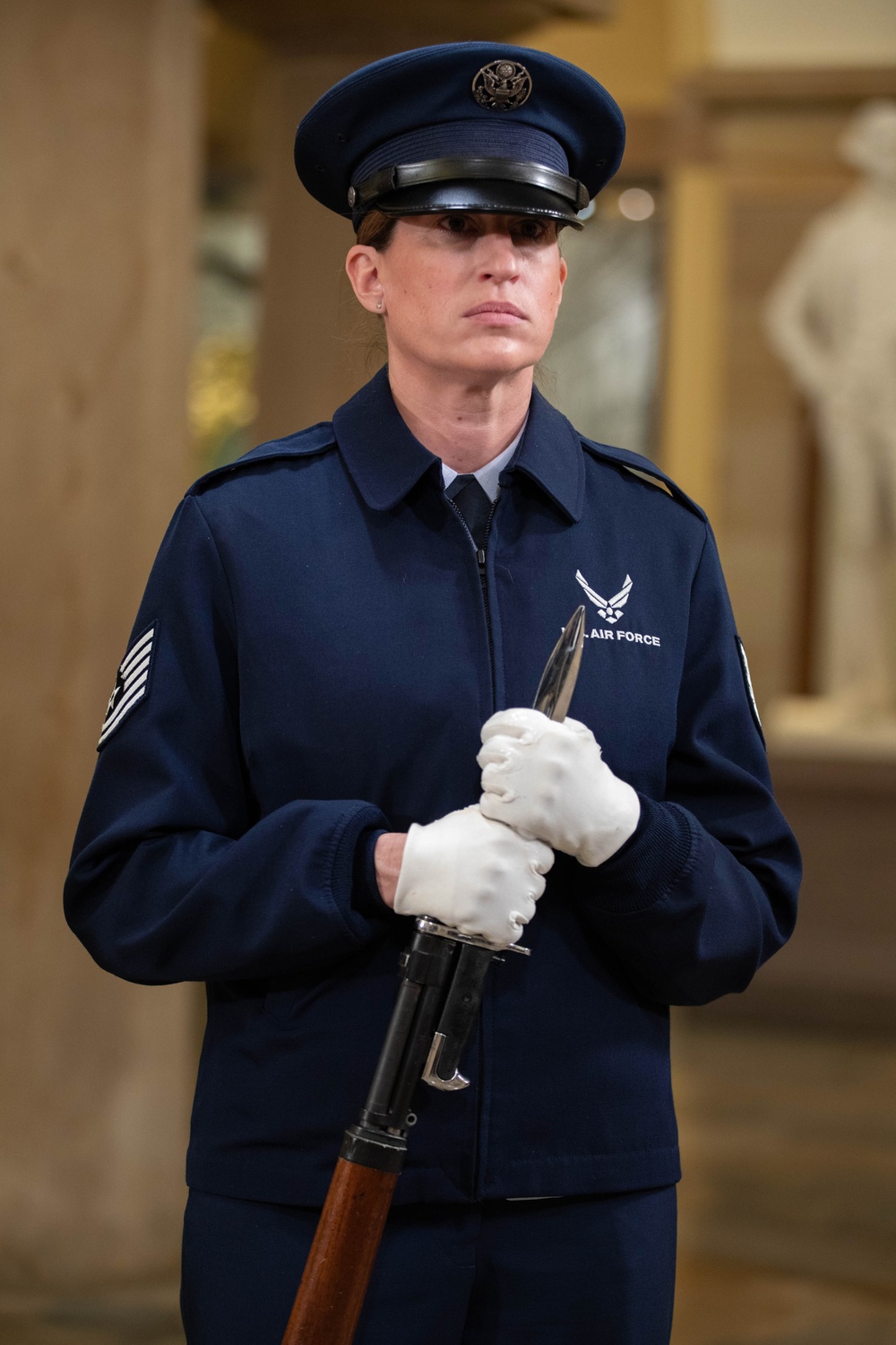 Joint members of the Inauguration Cordon rehearse for the 60th Presidential Inauguration