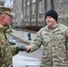 Virginia National Guard Adjutant General greets Soldier supporting the 60th Presidential Inauguration