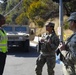 149th CBRN Company, 270th MP Company, and 40th MP Company maintain Traffic Control Points around Palisades Fire