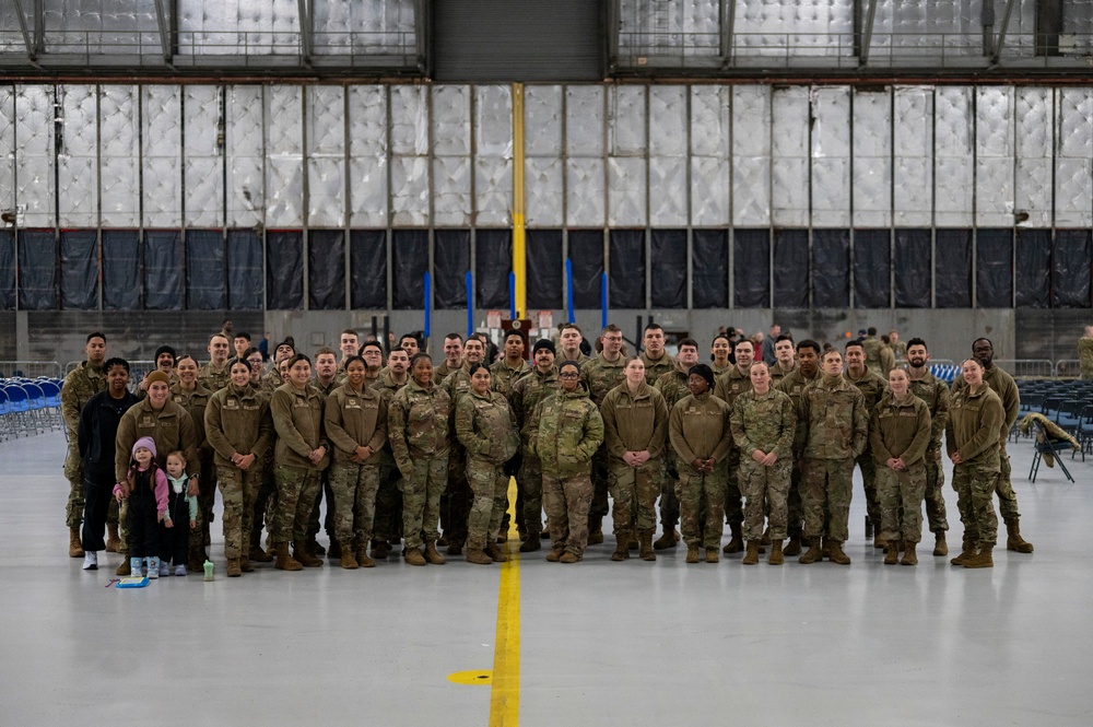 Joint Base Andrews sets up for President Biden’s sendoff ceremony