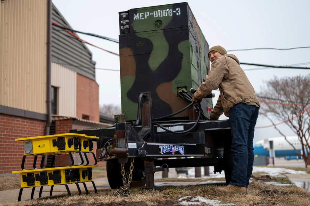 Joint Base Andrews sets up for President Biden’s sendoff ceremony