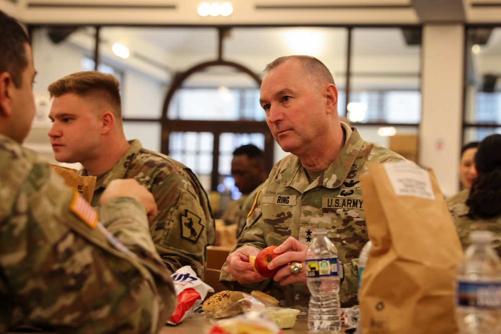 Adjutant General of Virginia Visits Service Members Supporting the 60th Presidential Inauguration