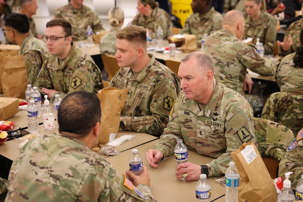 Adjutant General of Virginia Visits Service Members Supporting the 60th Presidential Inauguration