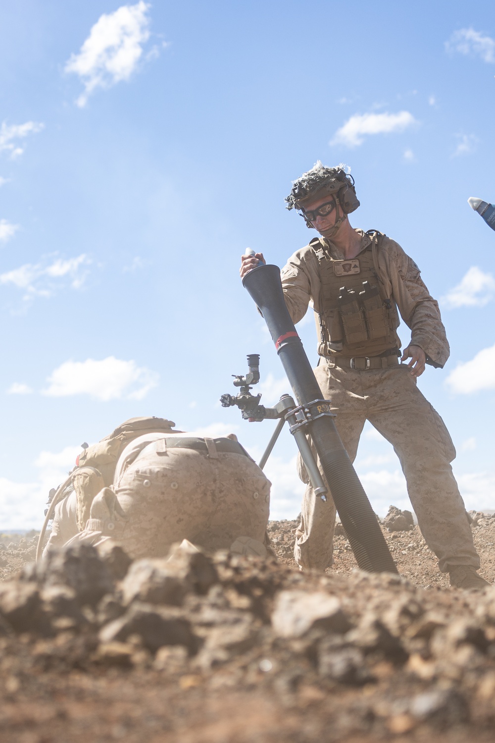 3d LCT Conducts Live-Fire Mortar Range at PTA