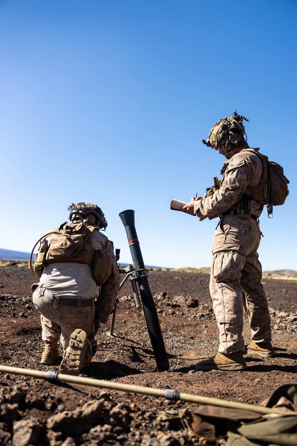 3d LCT Conducts Live-Fire Mortar Range at PTA