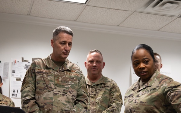 Maryland National Guard Adjutant General Briefs Discusses Operational Details With The Chief Of The National Guard Bureau