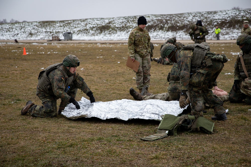 U.S. KFOR contingent hosts multinational CLS course in Camp Novo Selo