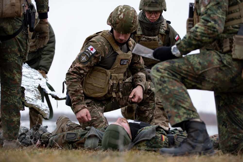 U.S. contingent hosts multinational CLS course in Camp Novo Selo