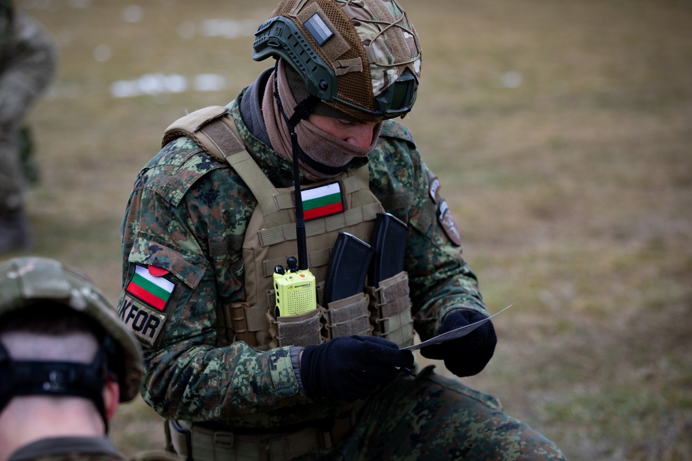 U.S. KFOR contingent hosts multinational CLS course in Camp Novo Selo