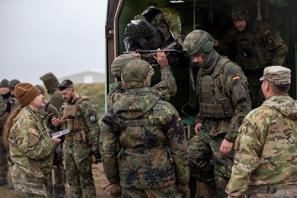 U.S. KFOR contingent hosts multinational CLS course in Camp Novo Selo