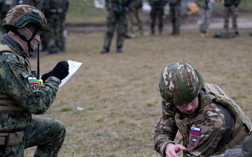 U.S. KFOR contingent hosts multinational CLS course in Camp Novo Selo