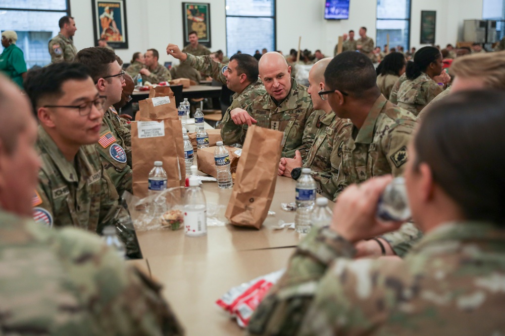 National Guard Bureau leaders meet with Guardsmen supporting 60th Presidential Inauguration