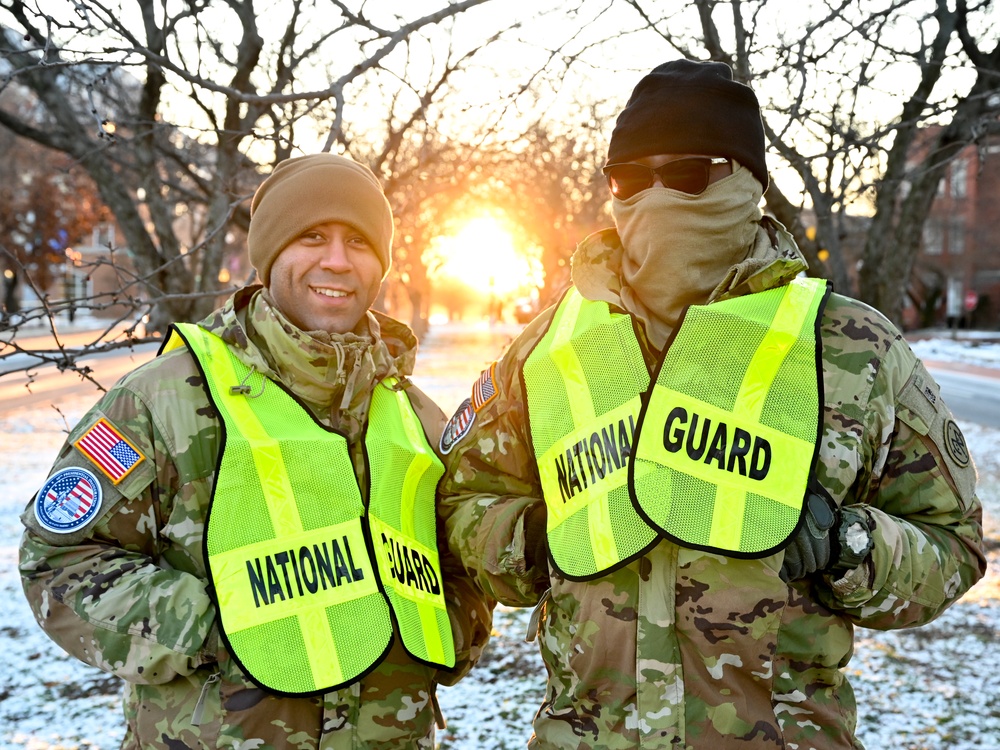 Massachusetts National Guard Soldiers Support 60th Presidential Inauguration