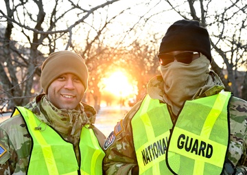 Massachusetts National Guard Soldiers Support 60th Presidential Inauguration