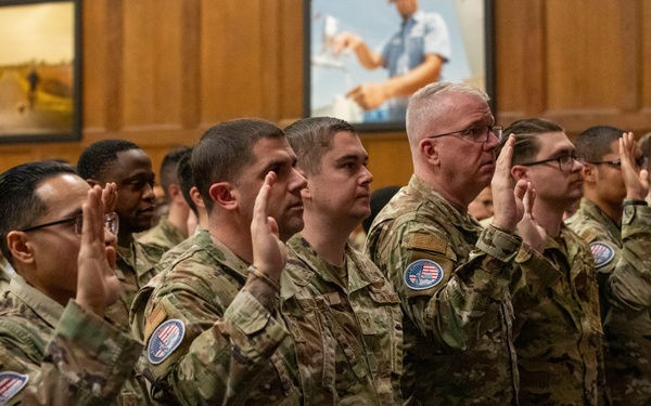 Delaware National Guard Sworn-In for Special Deputation for 60th Presidential Inauguration