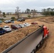 Hurricane Helene Recovery: Temporary Debris Storage and Reduction Site in Lowndes County, Georgia.