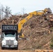 Hurricane Helene Recovery: Temporary Debris Storage and Reduction Site in Lowndes County, Georgia.