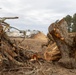 Hurricane Helene Recovery: Temporary Debris Storage and Reduction Site in Lowndes County, Georgia.