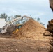 Hurricane Helene Recovery: Temporary Debris Storage and Reduction Site in Lowndes County, Georgia.