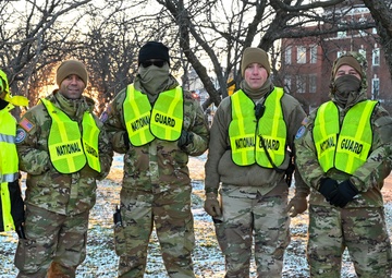 Massachusetts National Guard Soldiers Support 60th Presidential Inauguration