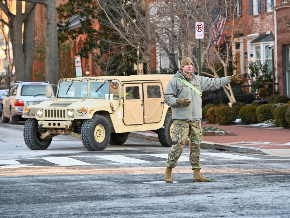 Pennsylvania National Guard Airman Supports 60th Presidential Inauguration