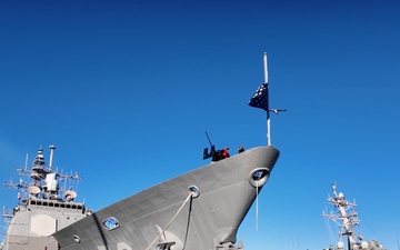 USS Philippine Sea departs Naval Station Norfolk