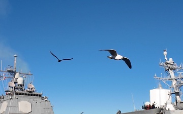 USS Philippine Sea (CG 58) departs Naval Station Norfolk