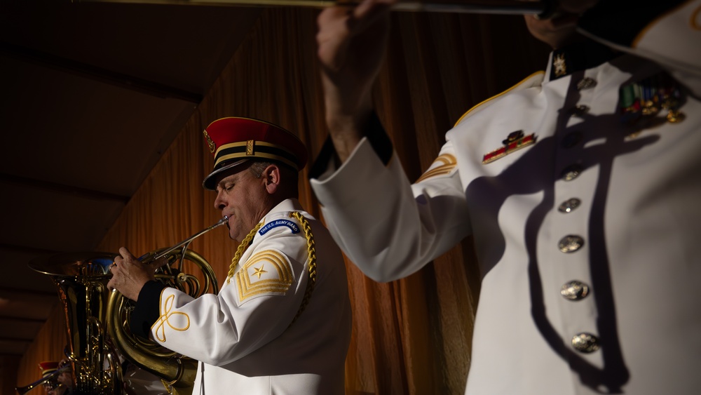 U.S. Army Band “Pershing's Own” performs at President-Elect Trump's Candlelight Dinner
