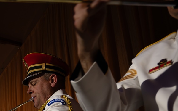 U.S. Army Band “Pershing's Own” performs at President-Elect Trump's Candlelight Dinner
