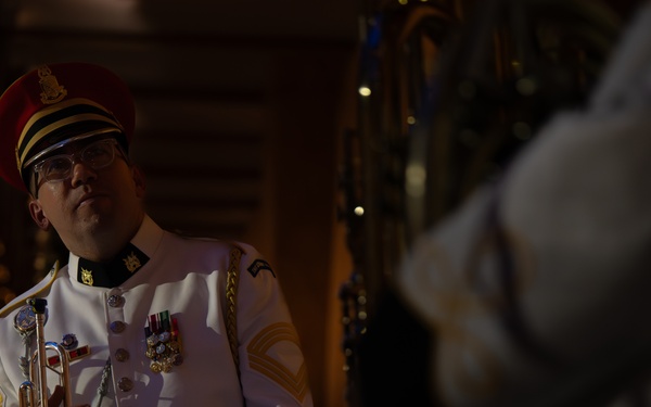 U.S. Army Band “Pershing's Own” performs at President-Elect Trump's Candlelight Dinner