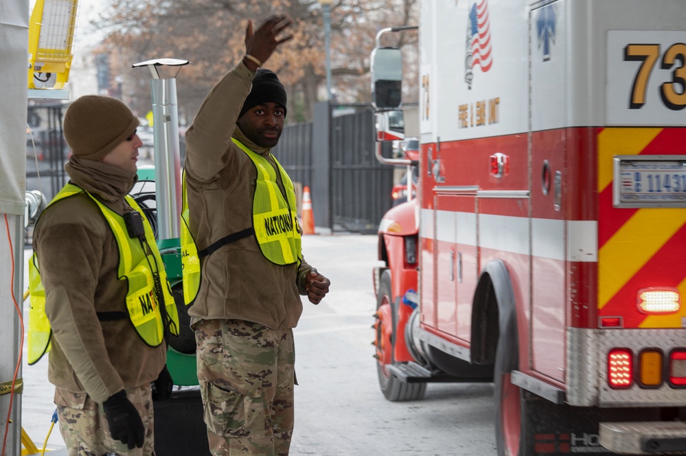 Massachusetts National Guard Soldiers Support 60th Presidential Inauguration