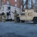 Virginia National Guard Soldiers help direct traffic in support of the 60th Presidential Inauguration