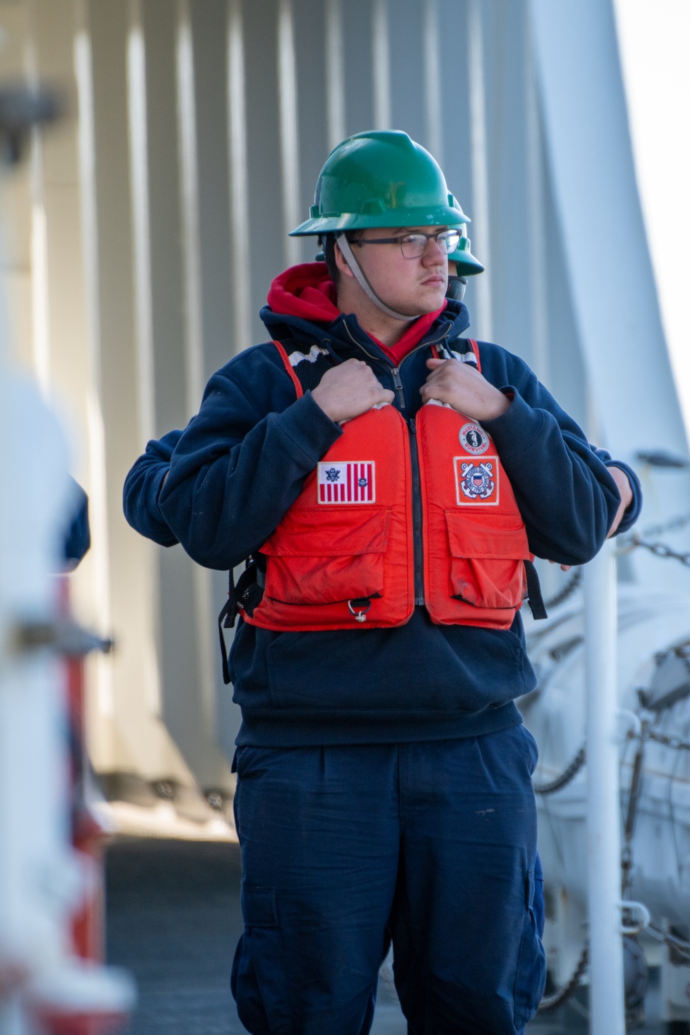 USCGC Polar Star (WAGB 10) conducts boat operations in McMurdo Sound during Operation Deep Freeze