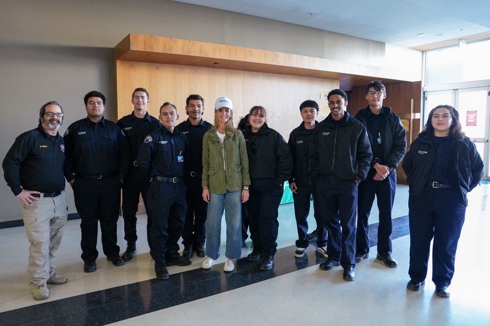 First Partner Newsom visits the UCLA Disaster Recovery Center