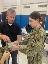 NR MSCFE HQ Sailors Participate in Tactical Combat Casualty Care Training During Drill Weekend