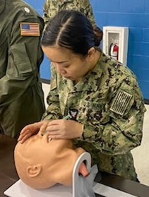 NR MSCFE HQ Sailors Participate in Tactical Combat Casualty Care Training During Drill Weekend