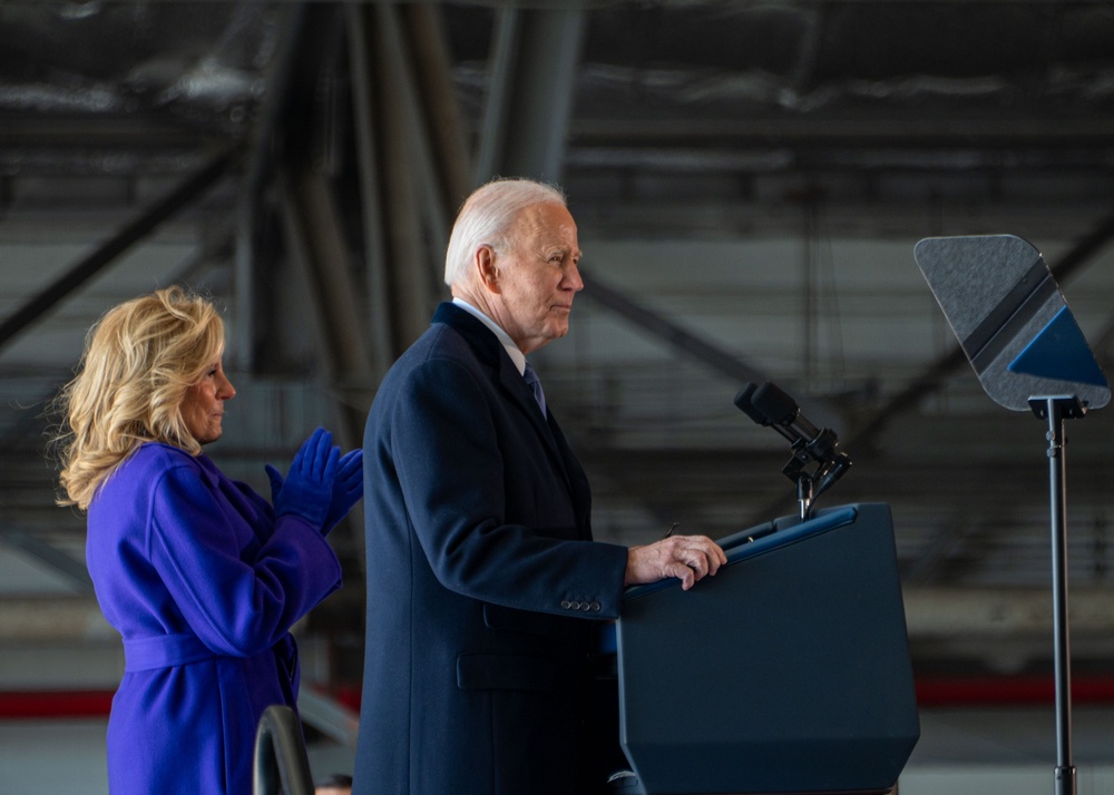 Biden’s final sendoff: A historic farewell at America’s Airfield