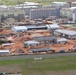 Marine Corps Base Camp Blaz Construction Photos Show Newly Erected Building Envelopes in the Foreground and In-Progress Bachelor Enlisted Quarters in the Background