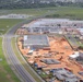 In-Progress Construction on Marine Corps Base Camp Blaz as seen in an Aerial Photo