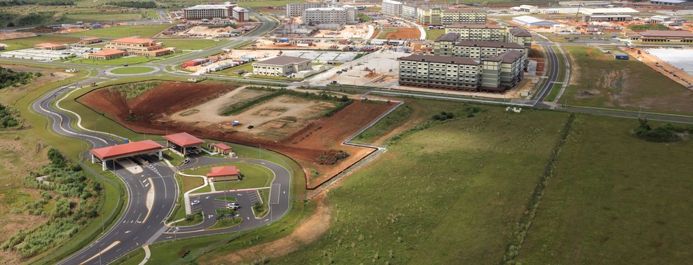 Marine Corps Camp Blaz Construction Progress Shown in Aerial Photo