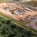 A Maintanence Shop Takes Shape in an Aerial Photo of Ongoing Construction at Marine Corps Base Camp Blaz